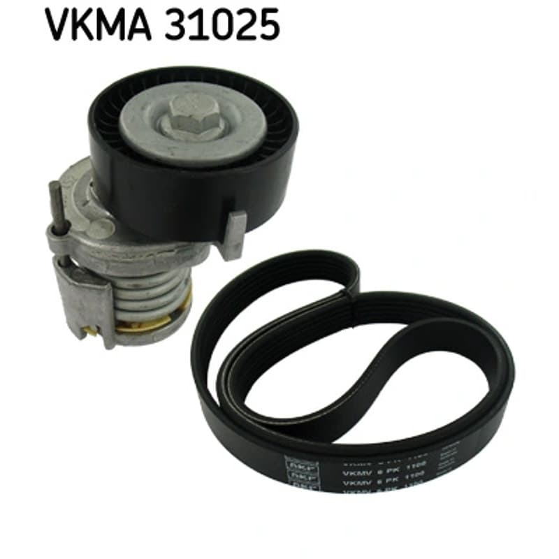 SKF VKMA 31025 V formos rumbuotas diržas, komplektas VKMA31025