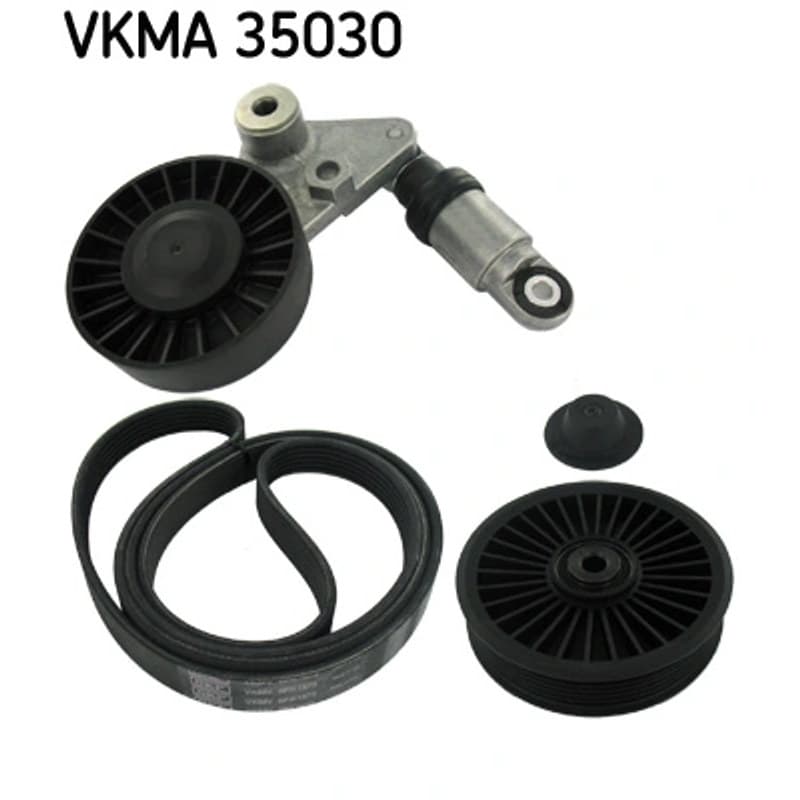 SKF VKMA 35030 V formos rumbuotas diržas, komplektas VKMA35030