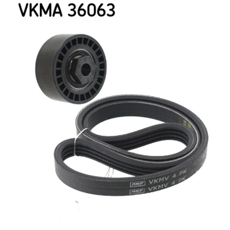SKF VKMA 36063 V formos rumbuotas diržas, komplektas VKMA36063