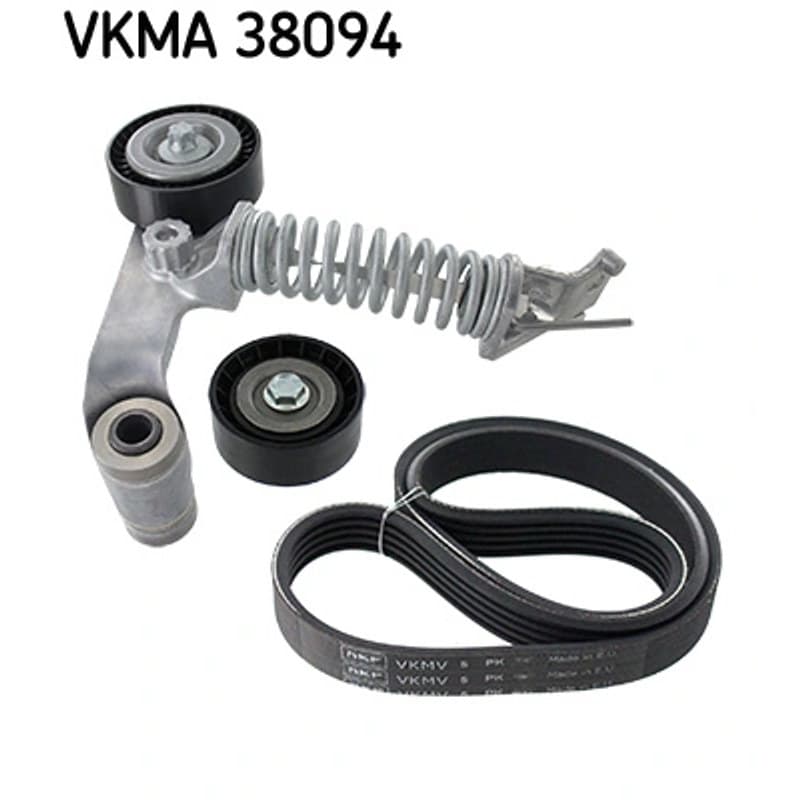 SKF VKMA 38094 V formos rumbuotas diržas, komplektas VKMA38094