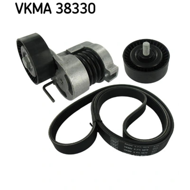 SKF VKMA 38330 V formos rumbuotas diržas, komplektas VKMA38330