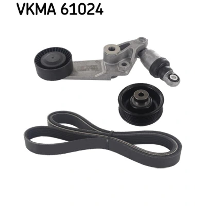 SKF VKMA 61024 V formos rumbuotas diržas, komplektas VKMA61024