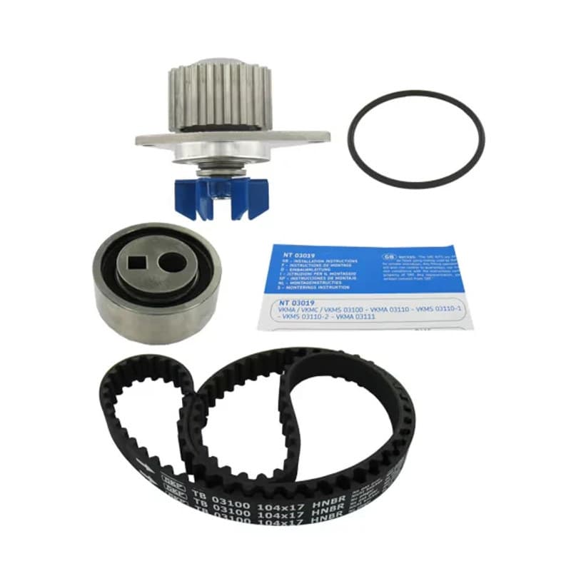 SKF VKMC 03100 vandens siurblio ir paskirstymo diržo komplektas VKMC03100