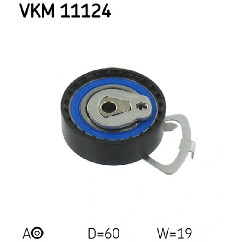 SKF VKM 11124 įtempiklio skriemulys, paskirstymo diržas VKM11124