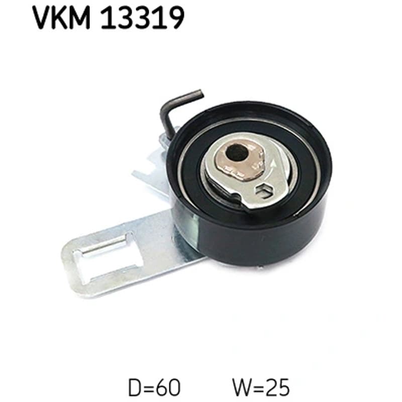 SKF VKM 13319 įtempiklio skriemulys, paskirstymo diržas VKM13319