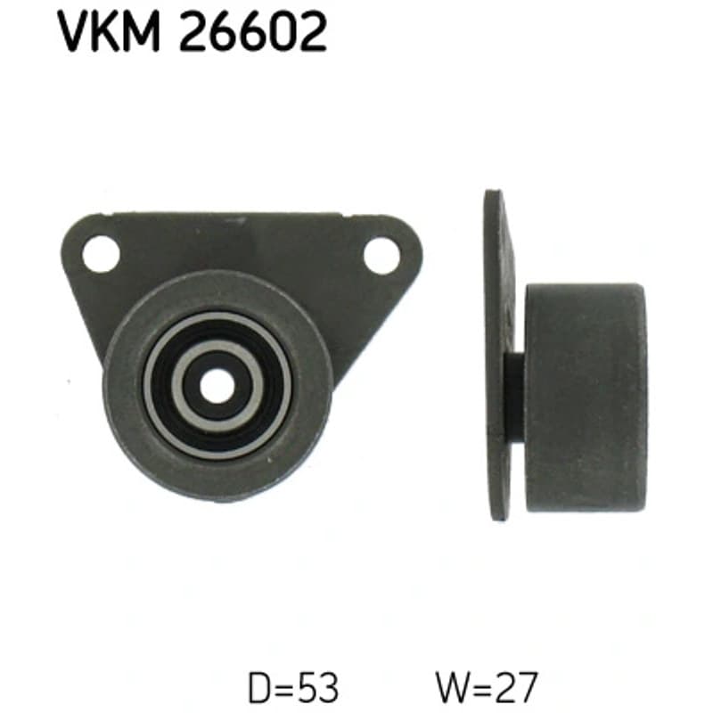 SKF VKM 26602 kreipiantysis skriemulys, paskirstymo diržas VKM26602