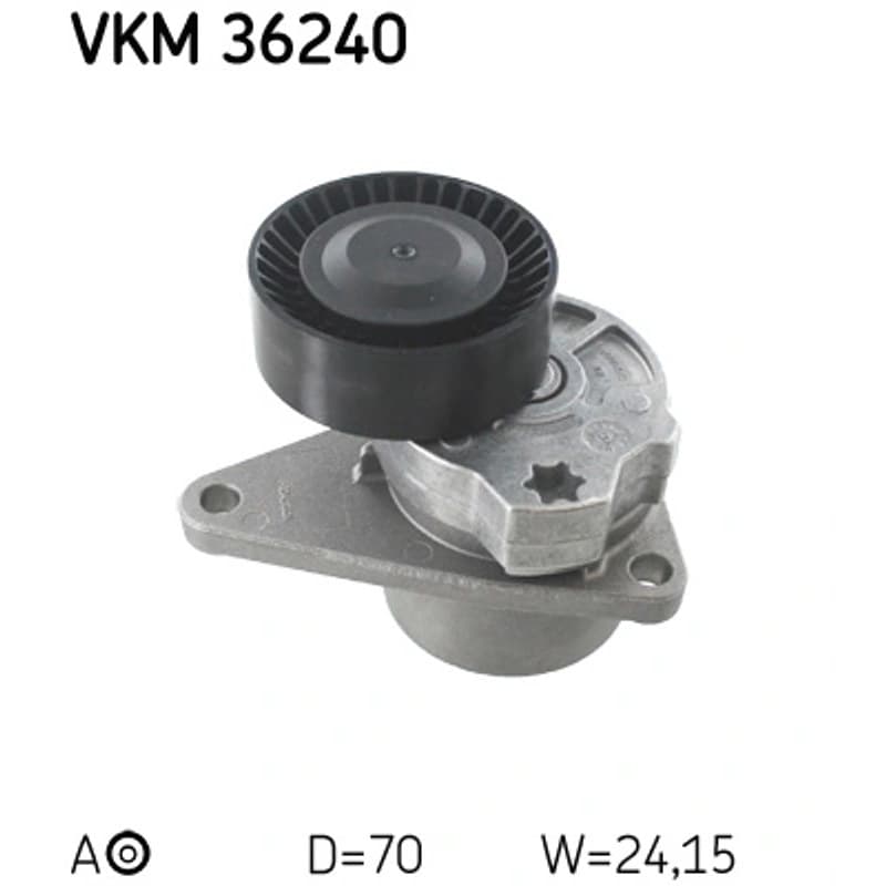 SKF VKM 36240 diržo įtempiklis, V formos rumbuotas diržas VKM36240