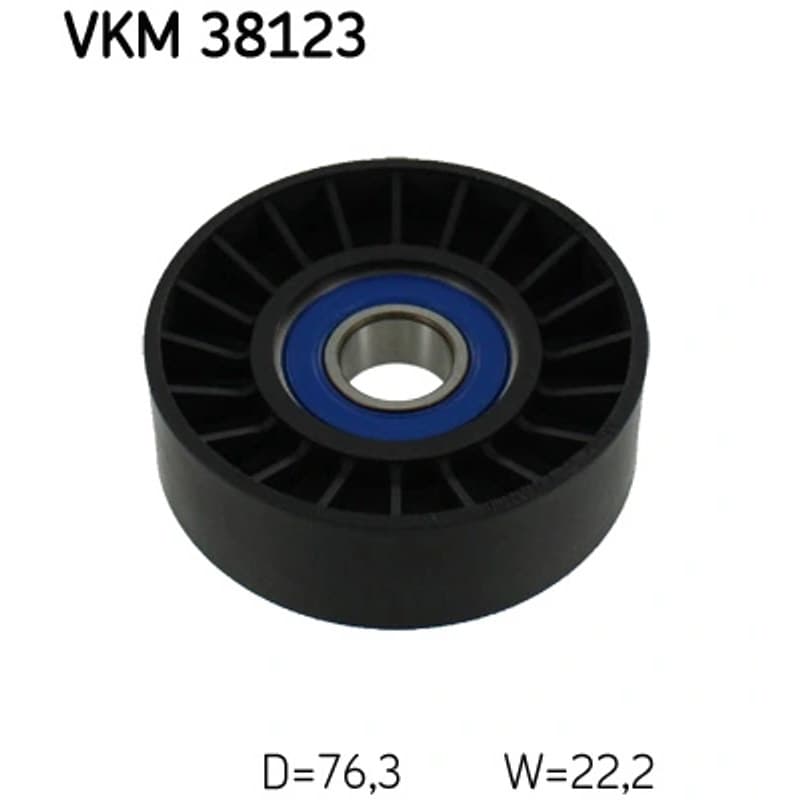 SKF VKM 38123 diržo įtempiklis, V formos rumbuotas diržas VKM38123