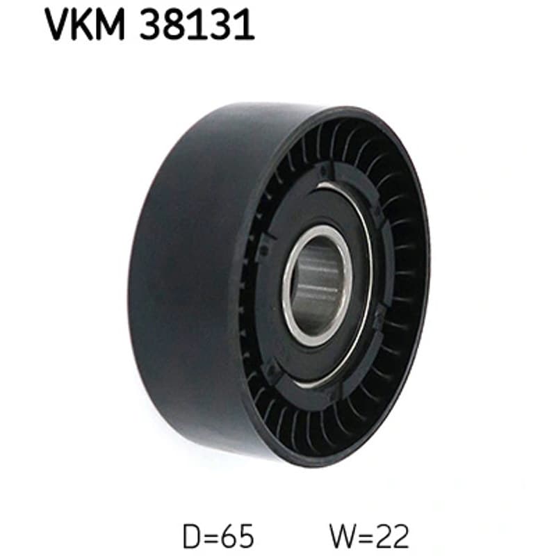 SKF VKM 38131 kreipiantysis skriemulys, V formos rumbuotas diržas VKM38131