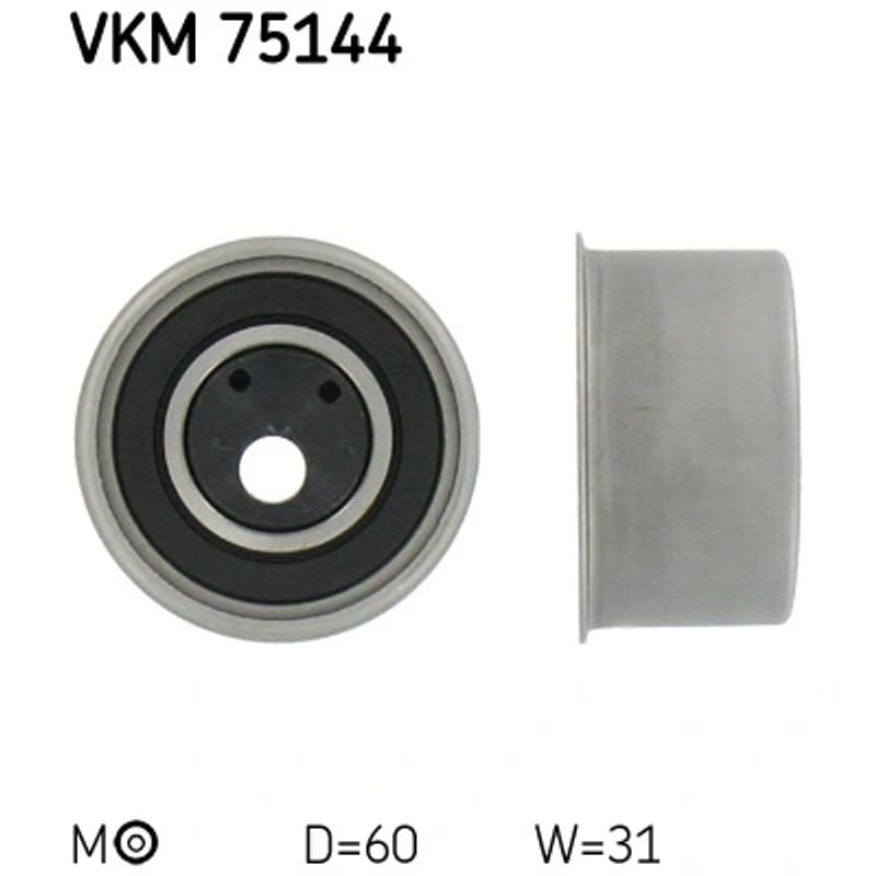 SKF VKM 75144 įtempiklio skriemulys, paskirstymo diržas VKM75144