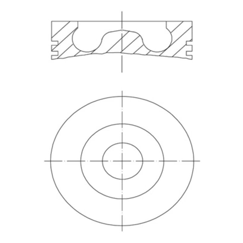 MAHLE 013 PI 00147 000 stūmoklis 013PI00147000 MAHLE