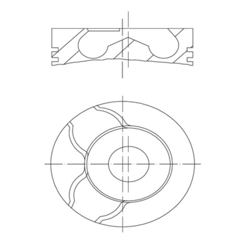 MAHLE 021 PI 00122 000 stūmoklis