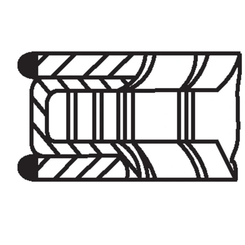 MAHLE 021 RS 10112 0N2 stūmoklio žiedų komplektas 021RS101120N2 MAHLE