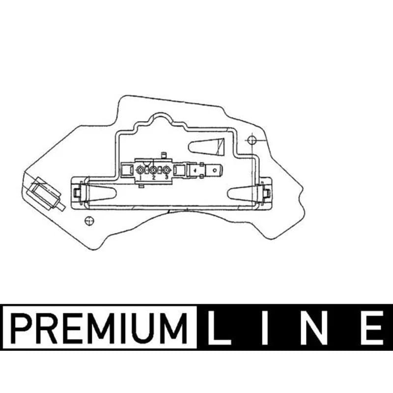 MAHLE ABR 28 000P reguliatorius, keleivio pusės ventiliatorius ABR28000P