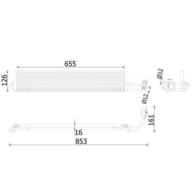 MAHLE CLC 234 000P alyvos aušintuvas, automatinė transmisija