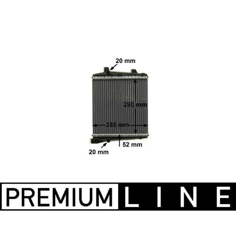 MAHLE CR 1186 000P radiatorius, variklio aušinimas CR1186000P