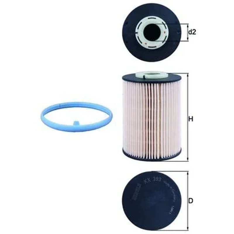 MAHLE KX 393D kuro filtras KX393D MAHLE