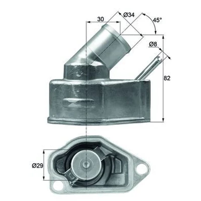 MAHLE TI 10 92 termostatas, aušinimo skystis TI1092 MAHLE