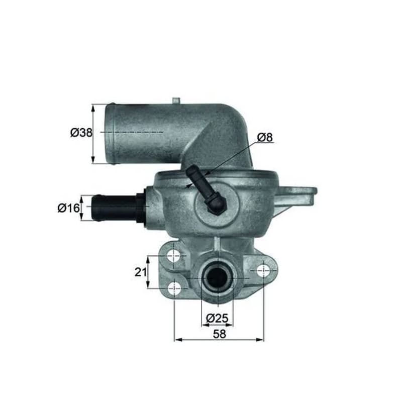 MAHLE TI 133 88D termostatas, aušinimo skystis
