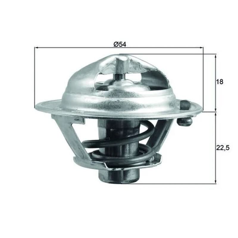 MAHLE TX 166 85D termostatas, aušinimo skystis TX16685D MAHLE