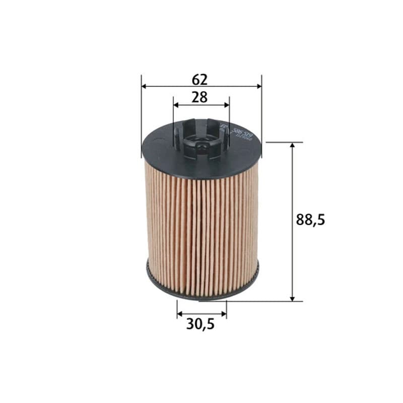 VALEO alyvos filtras 586519 VALEO