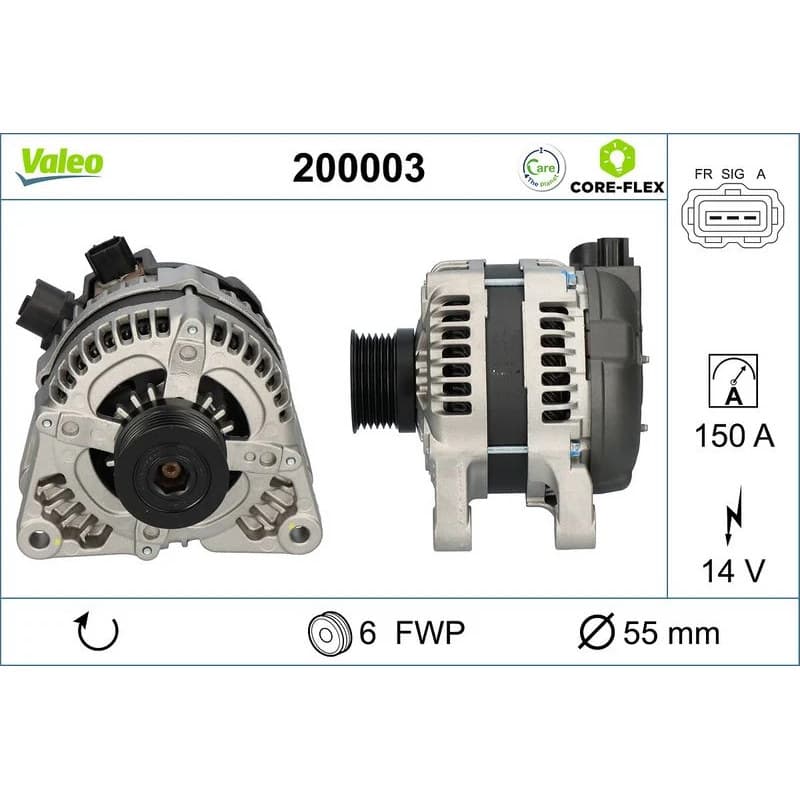 VALEO kintamosios srovės generatorius 200003