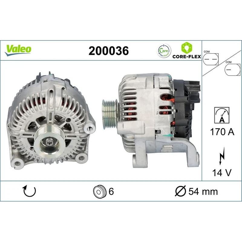 VALEO kintamosios srovės generatorius 200036