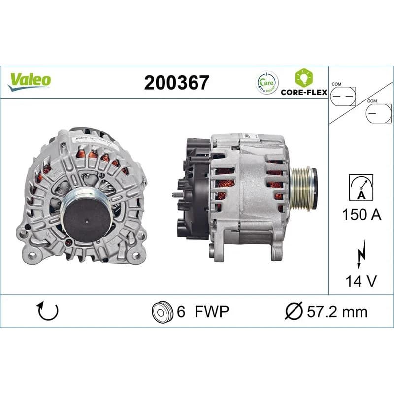 VALEO kintamosios srovės generatorius 200367