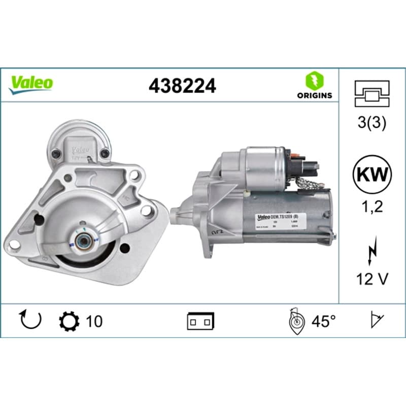 VALEO starteris 438224 VALEO