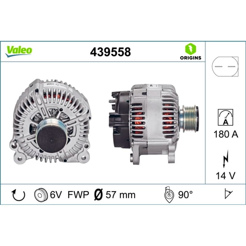 VALEO kintamosios srovės generatorius 439558 VALEO
