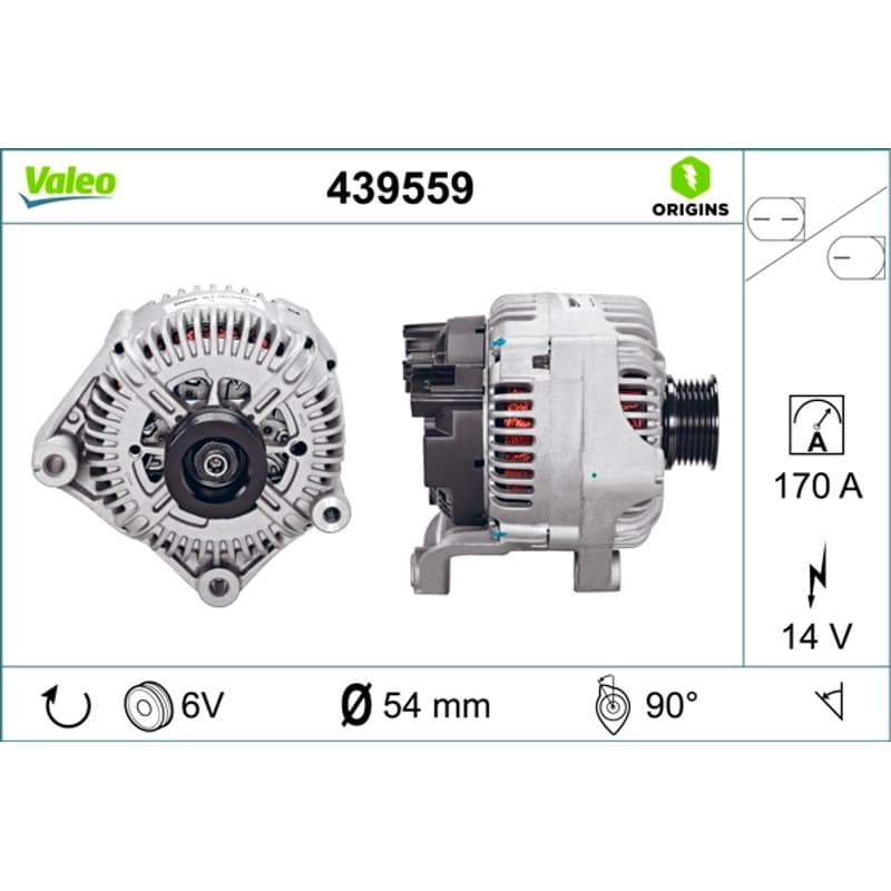 VALEO kintamosios srovės generatorius 439559 VALEO
