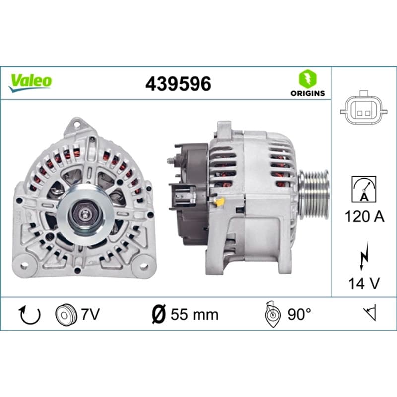 VALEO kintamosios srovės generatorius 439596 VALEO