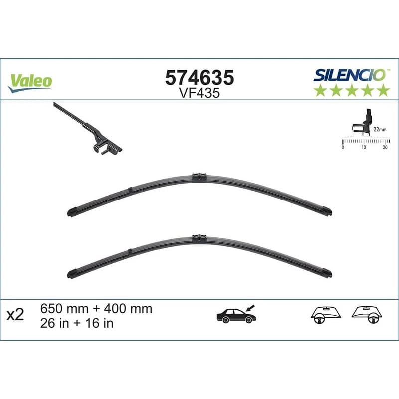 VALEO valytuvai 574635