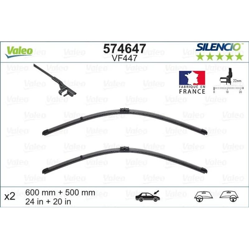 VALEO valytuvai 574647 VALEO