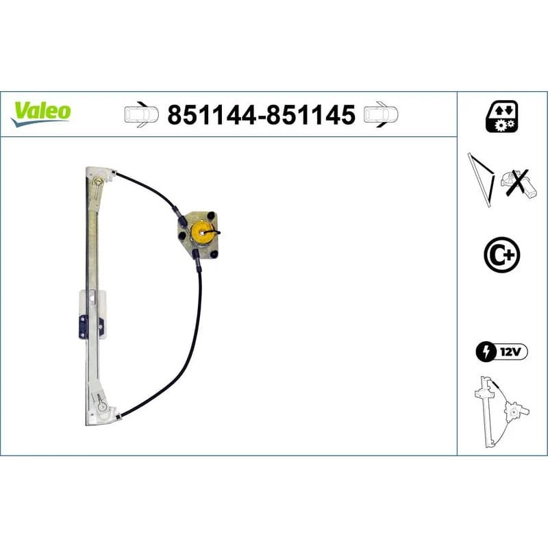 VALEO lango pakėliklis 851144
