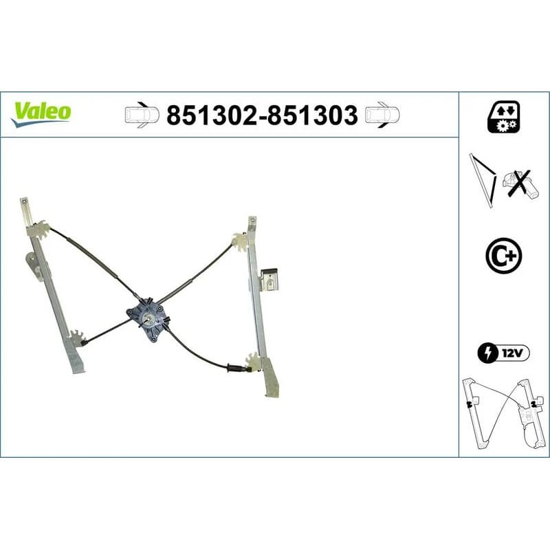 VALEO lango pakėliklis 851302