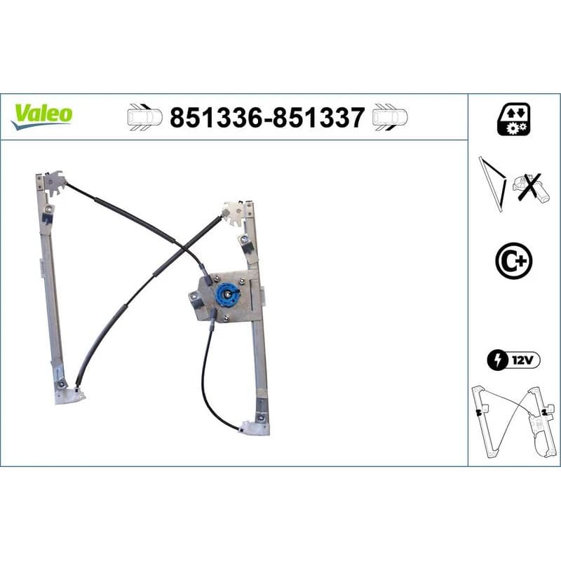 VALEO lango pakėliklis 851336