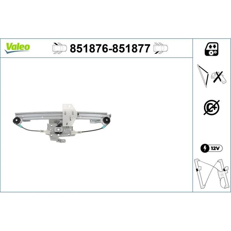 VALEO lango pakėliklis 851876