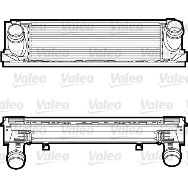 VALEO tarpinis suslėgto oro aušintuvas, kompresorius 818260 VALEO