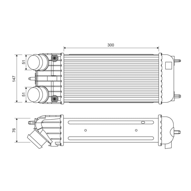 VALEO tarpinis suslėgto oro aušintuvas, kompresorius 818385 VALEO