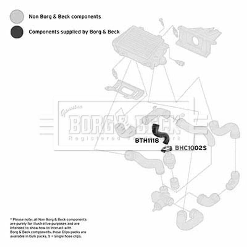 BORGBECK kompresoriaus padavimo žarna BTH1118