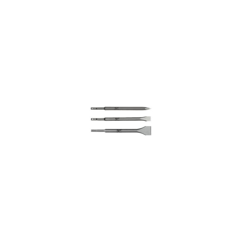 MILWAUKEE „SDS-Plus“ kaltų rinkiniai – SDS-Plus 3 vnt. chisel set 4932430001 MILWAUKEE