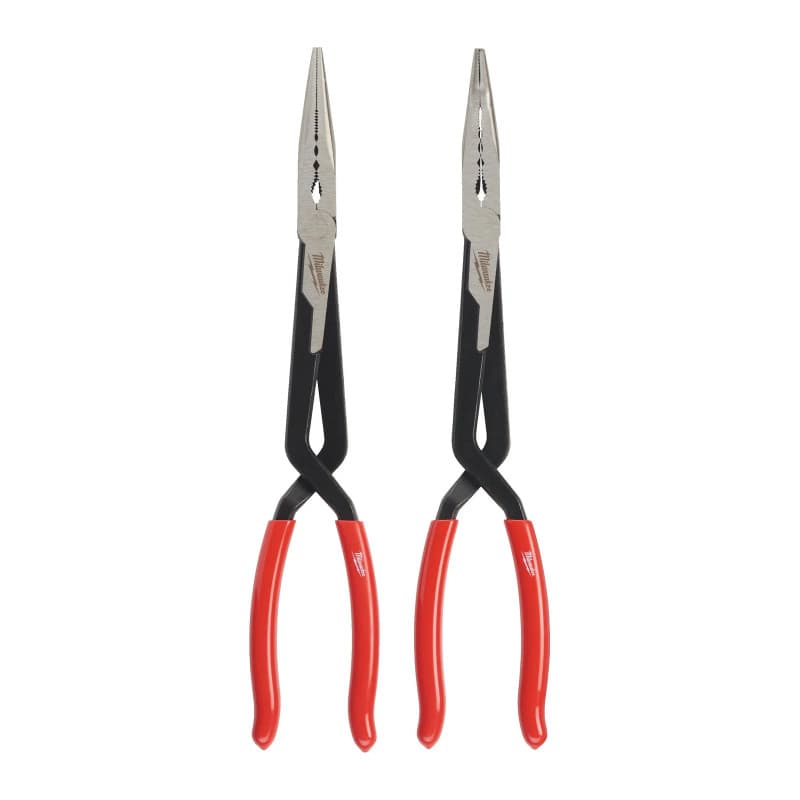 MILWAUKEE Replės ilgomis žiotimis – Long Reach Pliers 2 vnt. Set 4932492499 MILWAUKEE