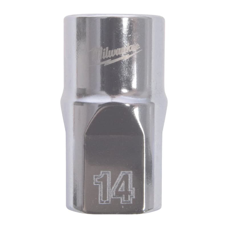 MILWAUKEE ½ col. metrinės sistemos standartinė 12-kampė galvutė – 1/2'' Drive Metric Standard 12-Point Socket – 14mm 4932498824