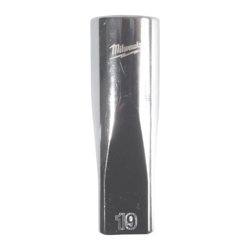 MILWAUKEE ½ col. metrinės sistemos gilioji 12-kampė galvutė – 1/2'' Drive Metric Deep 12-Point Socket – 19mm 4932498840 MILWAUKEE