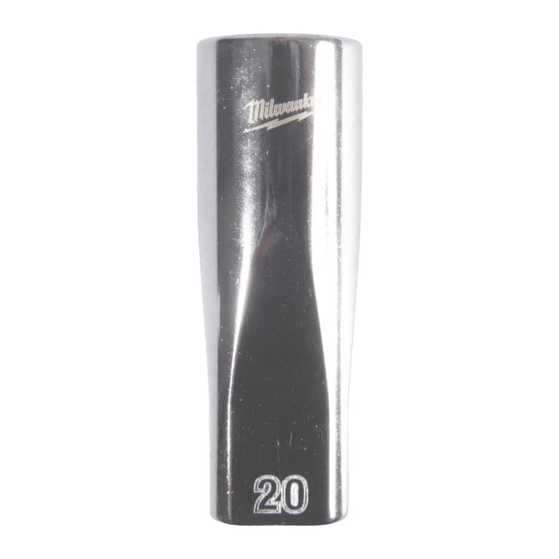 MILWAUKEE ½ col. metrinės sistemos gilioji 12-kampė galvutė – 1/2'' Drive Metric Deep 12-Point Socket – 20mm 4932498841 MILWAUKEE