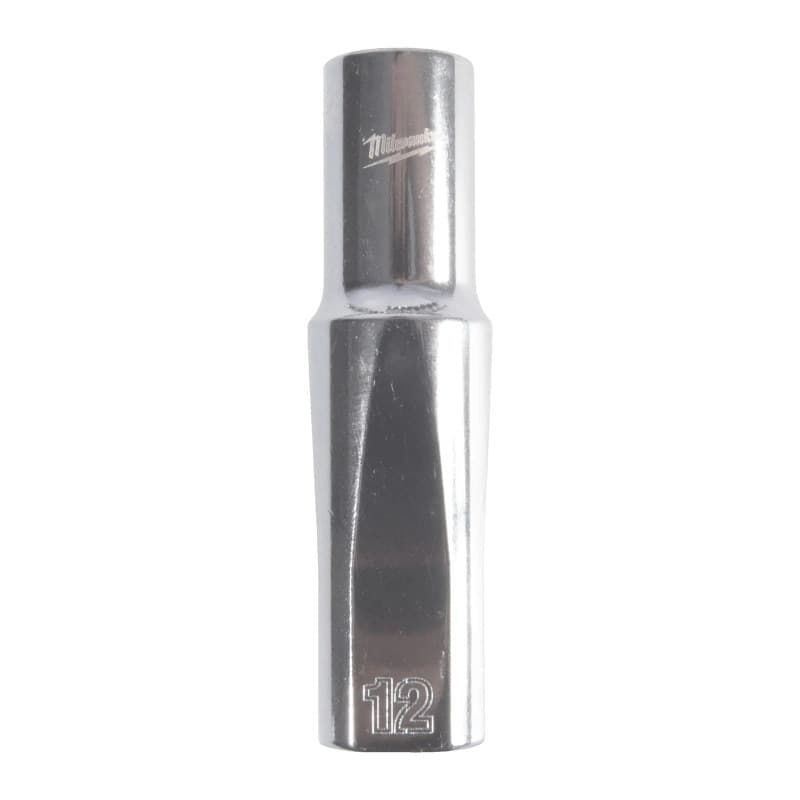 MILWAUKEE ½ col. metrinės sistemos gilioji 12-kampė galvutė – 1/2'' Drive Metric Deep 12-Point Socket – 12mm 4932499117 MILWAUKEE