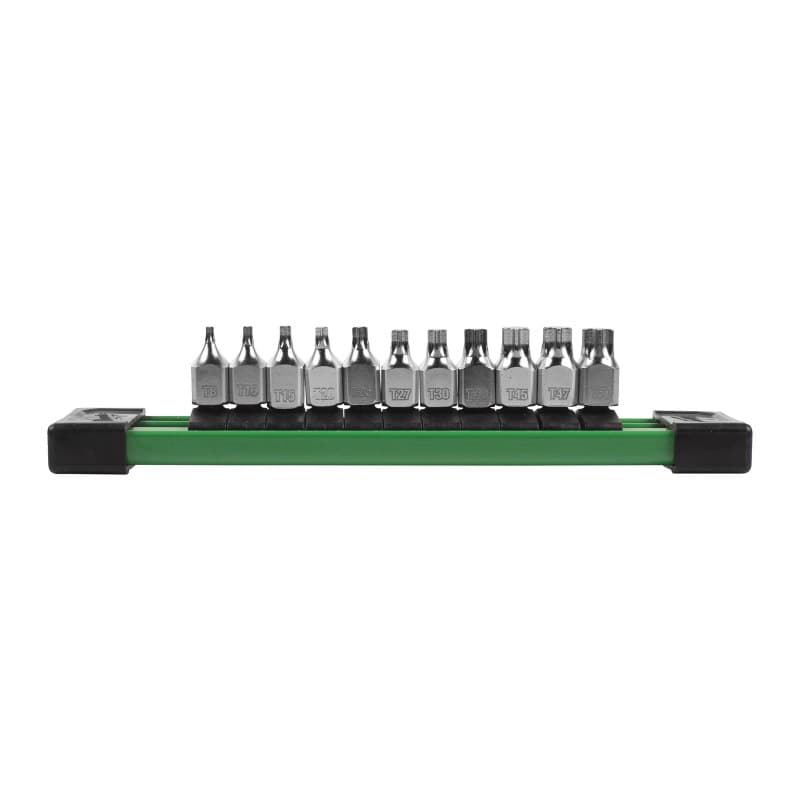 MILWAUKEE ⅜″ ilga metrinė HEX antgalio galvutė rutuliniu galu – 7 vnt. 3/8'' Drive Metric Hex Long Ball End Bit Socket Set 4932500436 MILWAUKEE