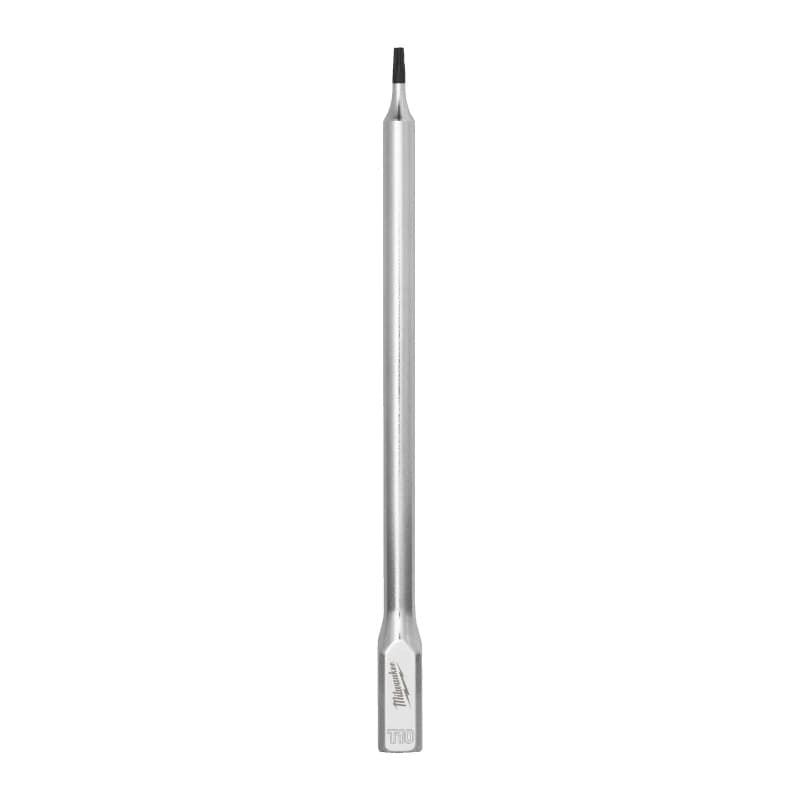 MILWAUKEE ¼″ ilga TX antgalio galvutė – 1/4'' Drive T10 Torx Long Bit Socket 4932500438 MILWAUKEE