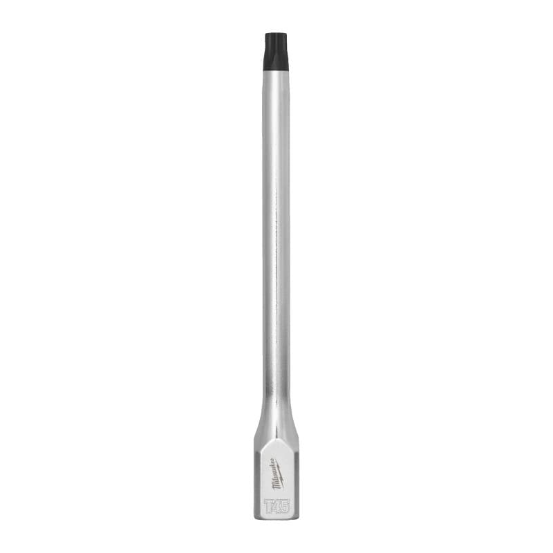 MILWAUKEE ⅜″ ilga TX antgalio galvutė – 3/8'' Drive T45 Torx Long Bit Socket 4932500445